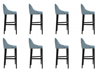 8x Design Stool Bar Recliner Upholstery Chairs Armchair Living Room Chair Bar Stool